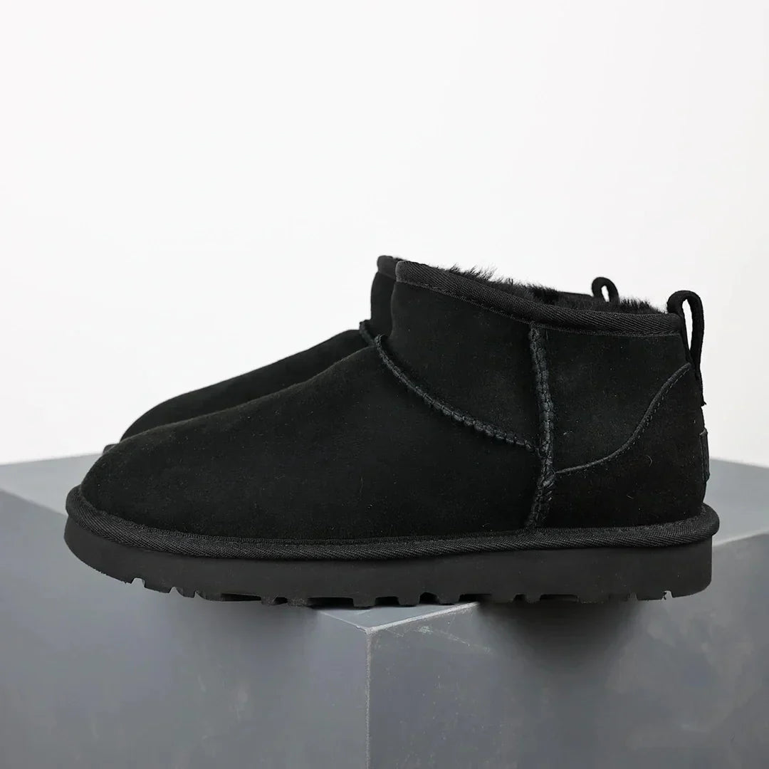 Bottines Hiver Femmes Chaudes et Tendances avec Doublure en Peluche - Foivo
