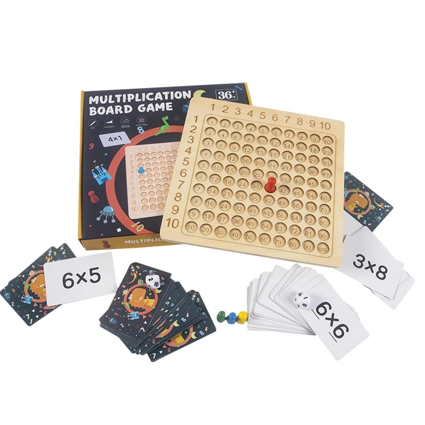 Jeu Mathématiques En Bois Éducatif pour Enfants - BlxckFR