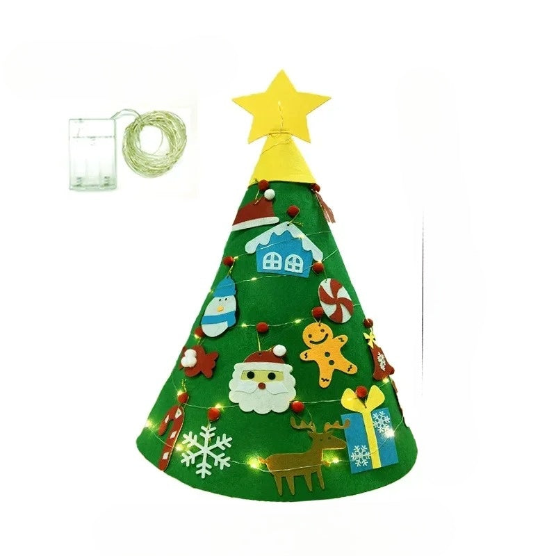 Décoration de Noël en Neige 3D | Père Noël en Peluche
