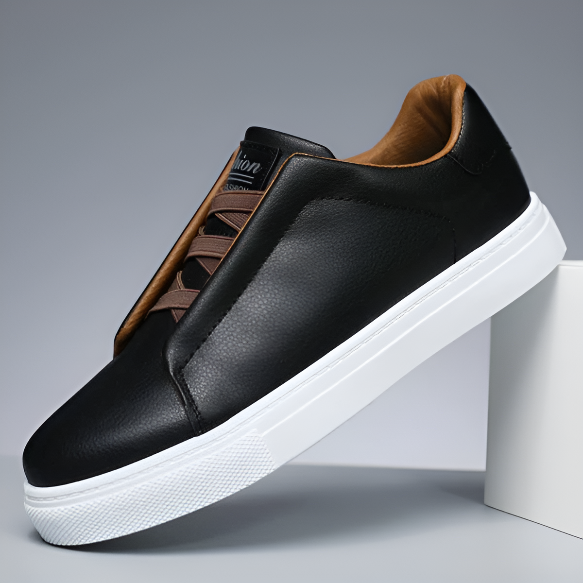 Baskets Cuir Élégantes Féminines