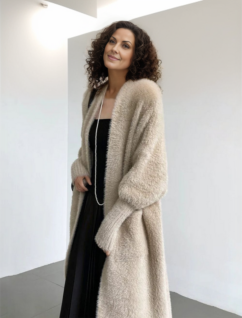Cardigan Automne Élégant Long - BlxckFR