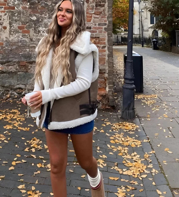 Veste Fourrure Synthétique Femme Chic - BlxckFR