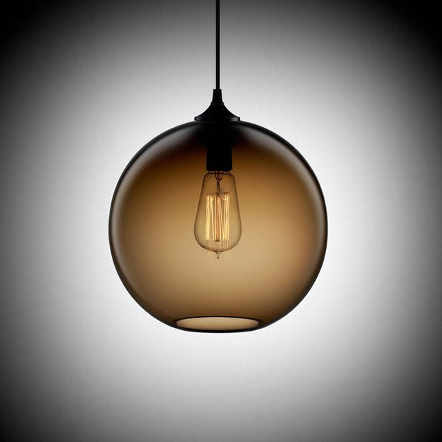 Luminaire Suspendu Verre Transparent Moderne