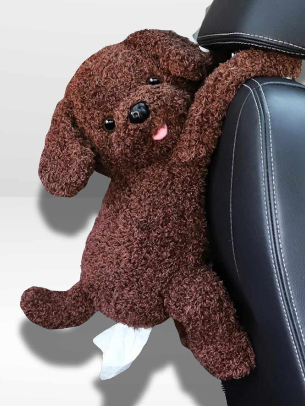 Peluche Chiot Boîte à mouchoirs Auto - Foivo