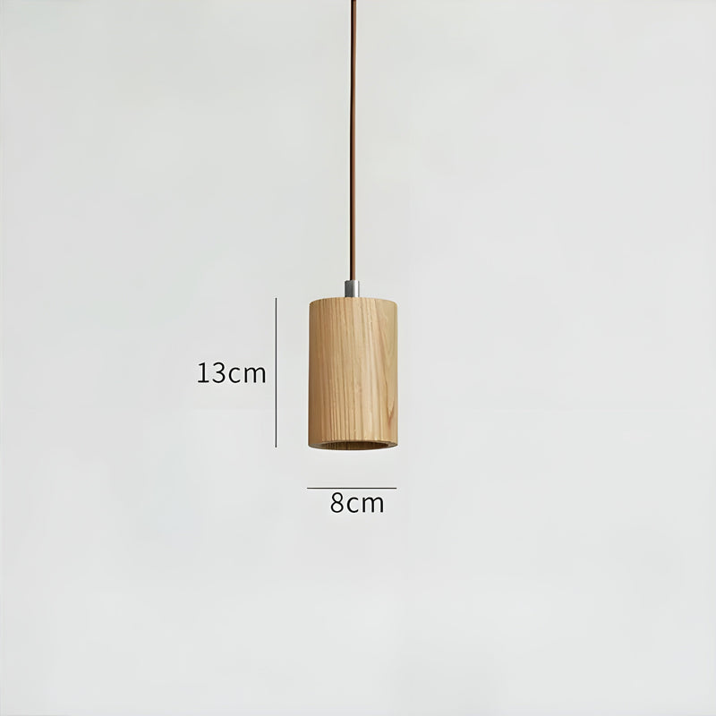 Pendule Design en Bois Naturel