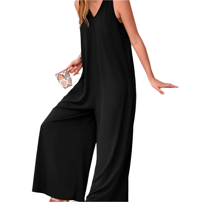 Combinaison Femme Élégante Sans Manches - BlxckFR