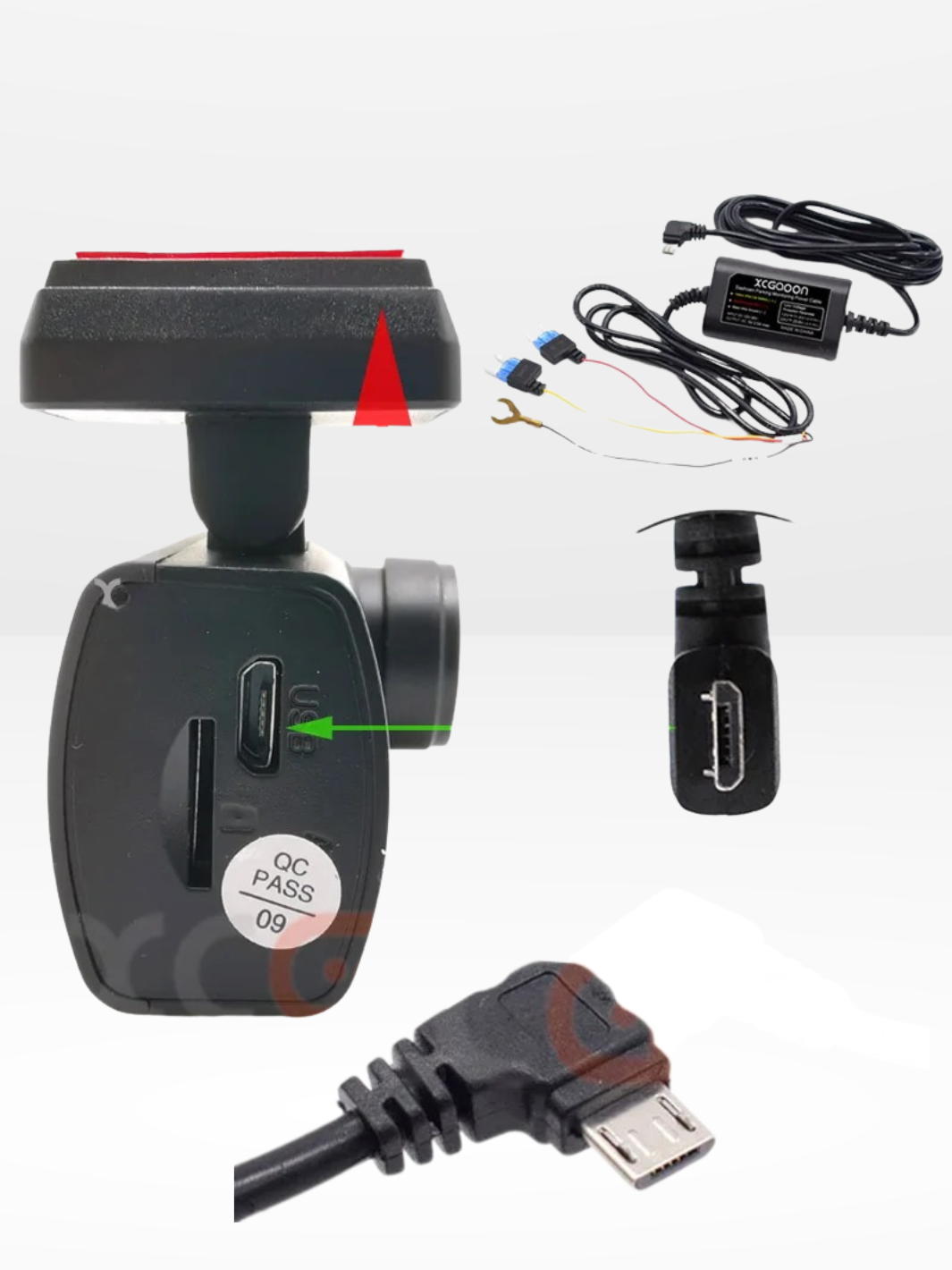 Kit Câblage Dashcam Sécurité 24h/24
