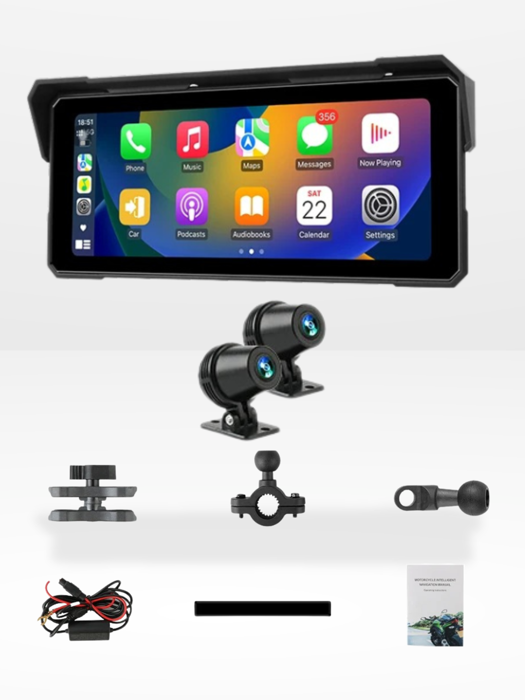 Écran GPS Moto Étanche - Navigation et Sécurité Routière
