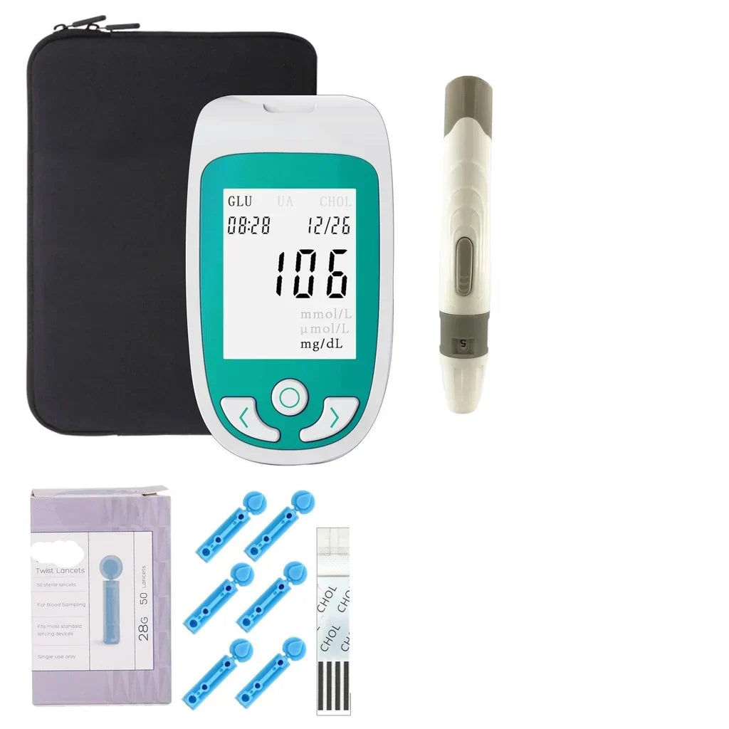 Test Cholestérol Maison Pratique Analyseur de Sang - BlxckFR