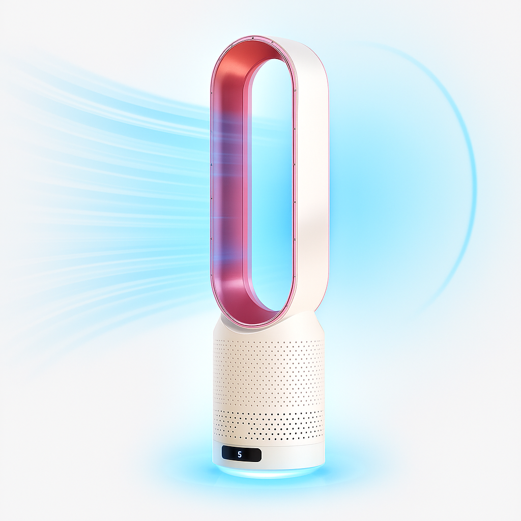 Ventilateur Tour Silencieux Purificateur d'Air Rotation