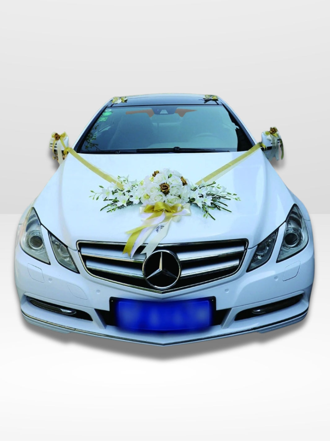 Guirlande Fleur Mariage Voiture Romantique