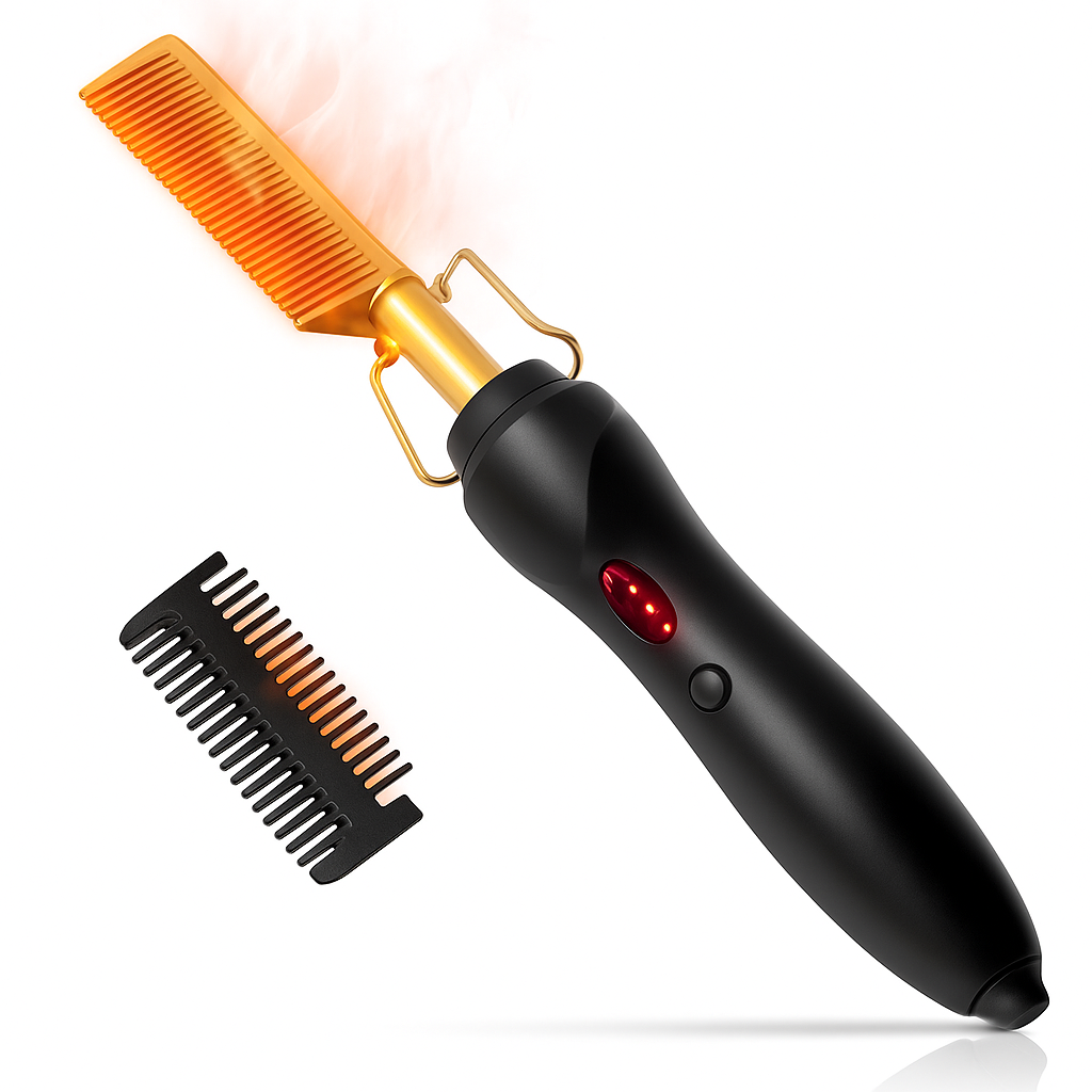 Peigne Chauffant pour Barbe et Coiffure - BlxckFR