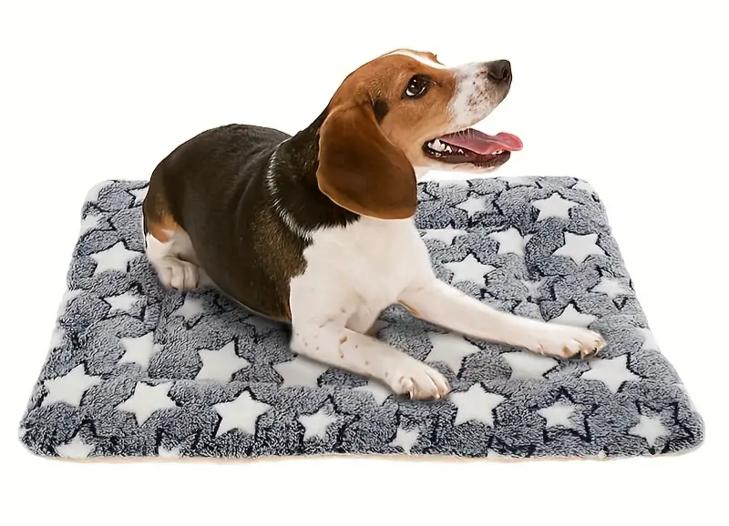 Tapis de repos doux pour chien en peluche - BlxckFR