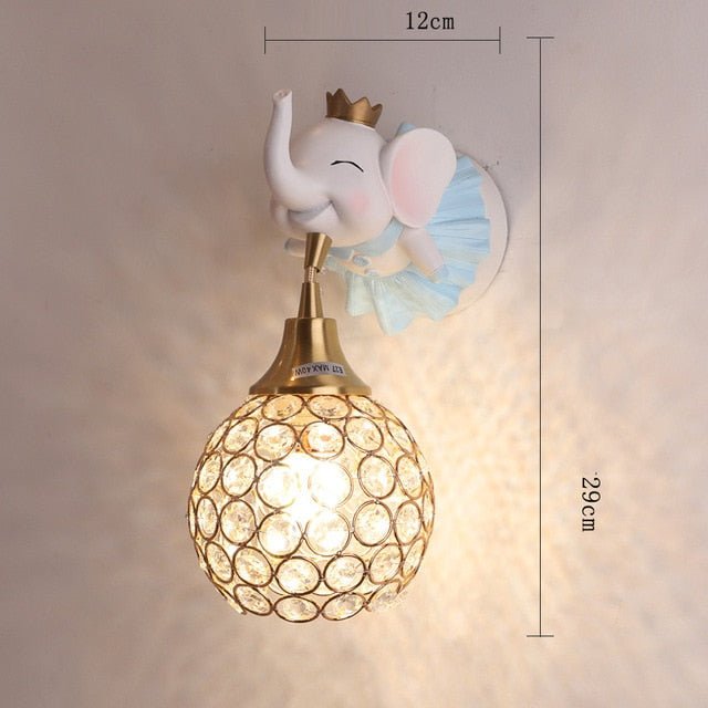 Lampe Murale Enfant Éléphant Amusant