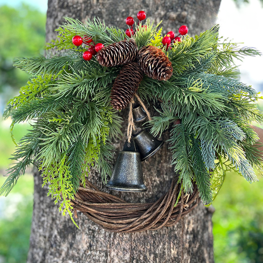 Guirlande de Noël en Pin et Clochettes - BlxckFR