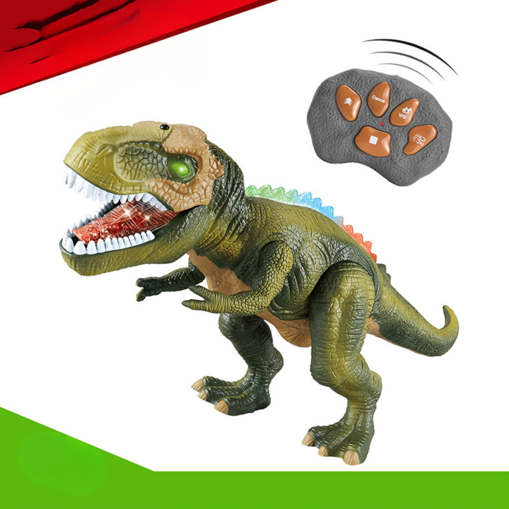 Jouet Dinosaure Télécommandé Marchant Lumineux avec Sons pour Enfants