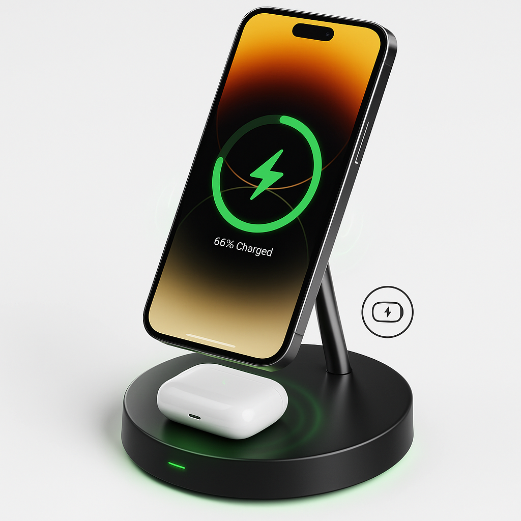 Chargeur Téléphone Sans Fil avec Support Magsafe