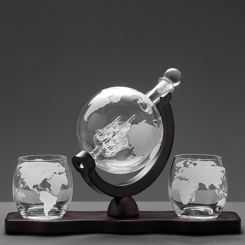 Decanteur Whiskey Élégant avec Verres Cristal - BlxckFR