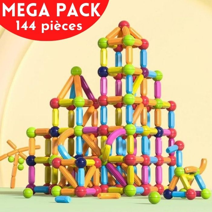 Jeu de construction aimanté pour enfants créatifs