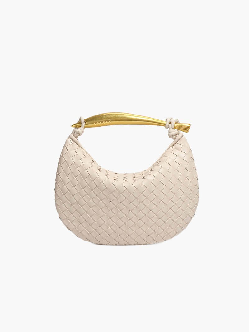 Sac à Main En Osier avec Poignée Luxe