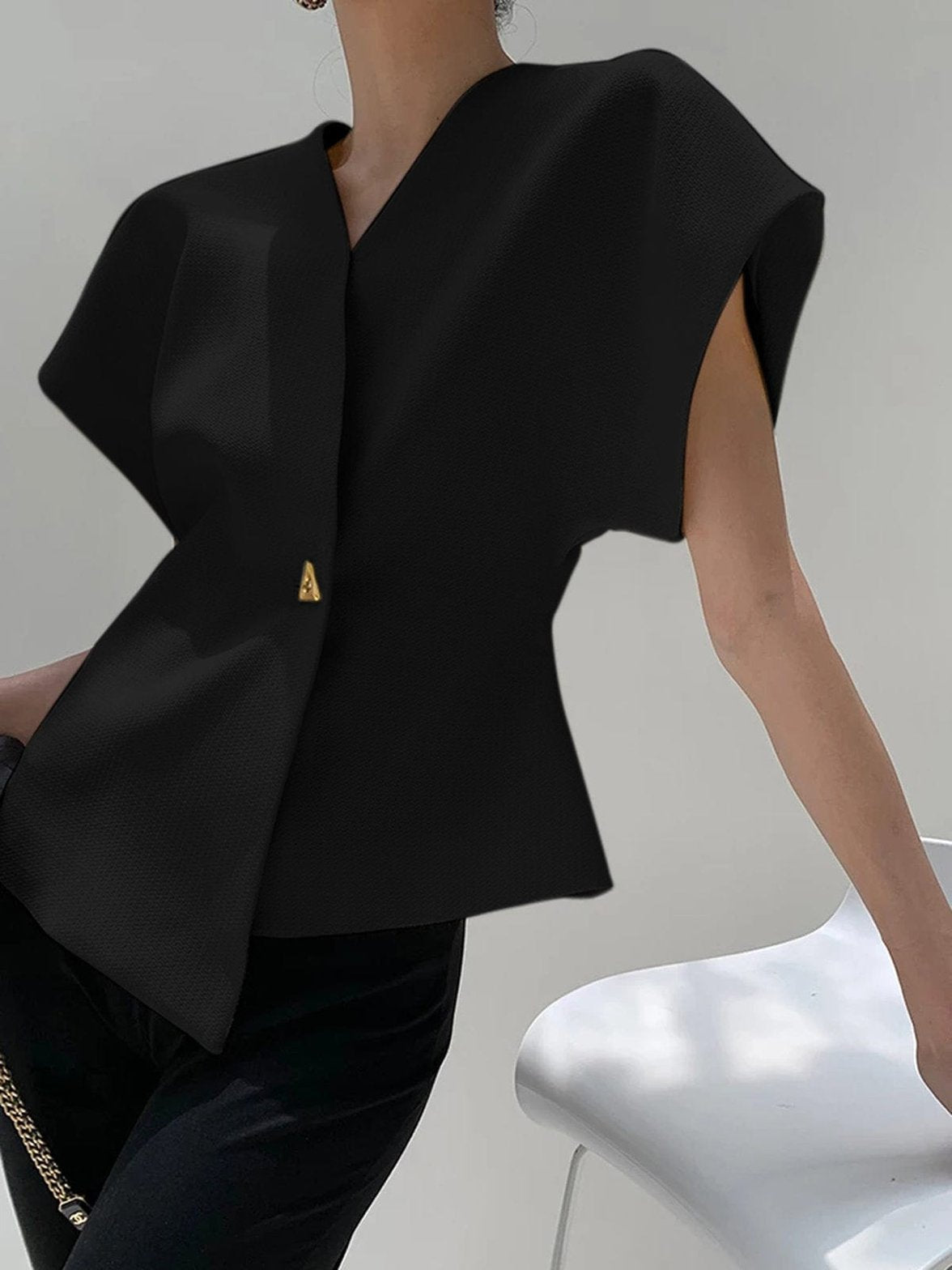 Top Femme Décolleté Asymétrique