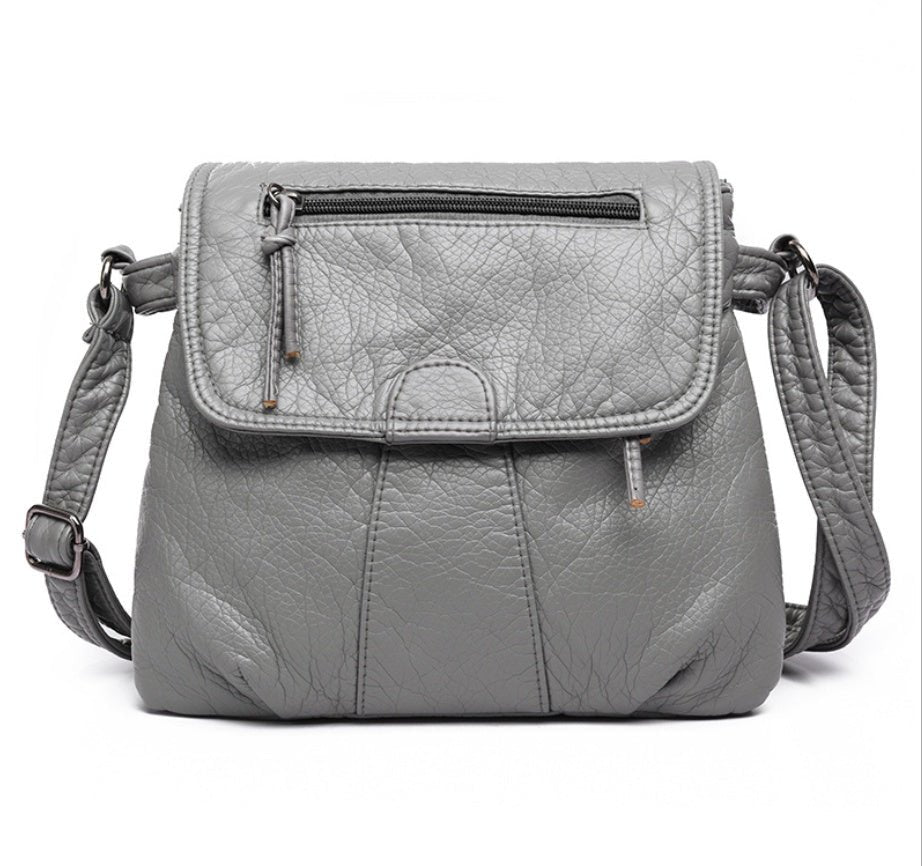 Sac à main en cuir noir chic pour femme