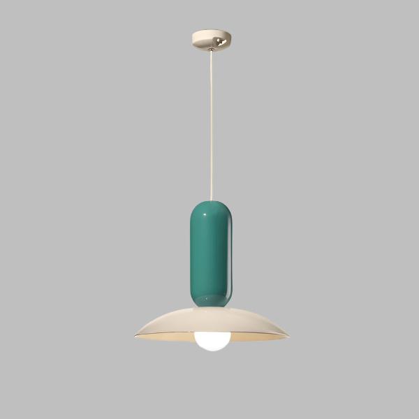 Lampe Suspendue Rondelle Colorée