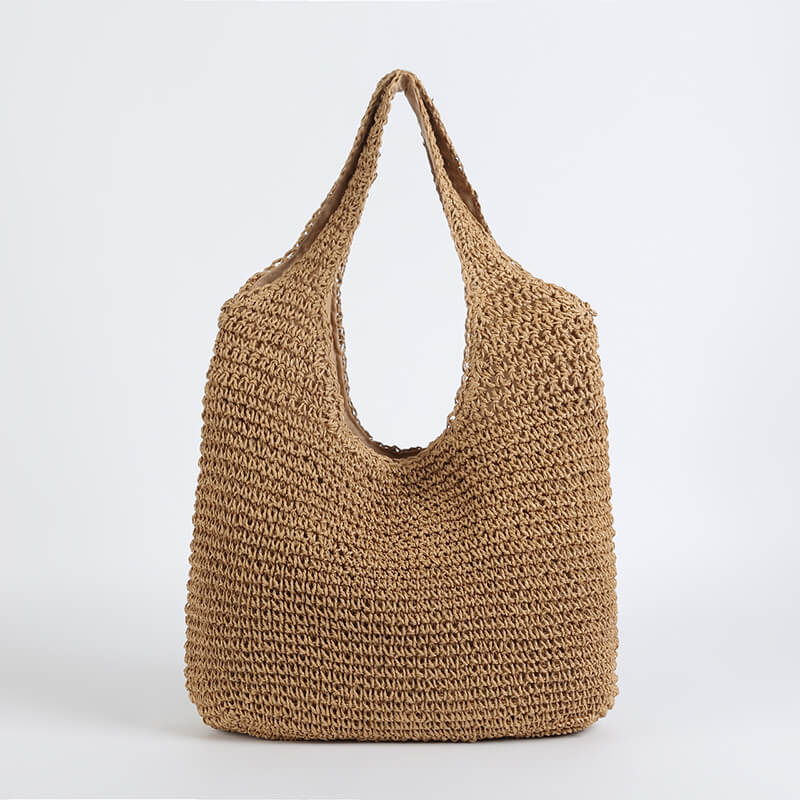 Sac de Plage Tressé Chic et Spacieux