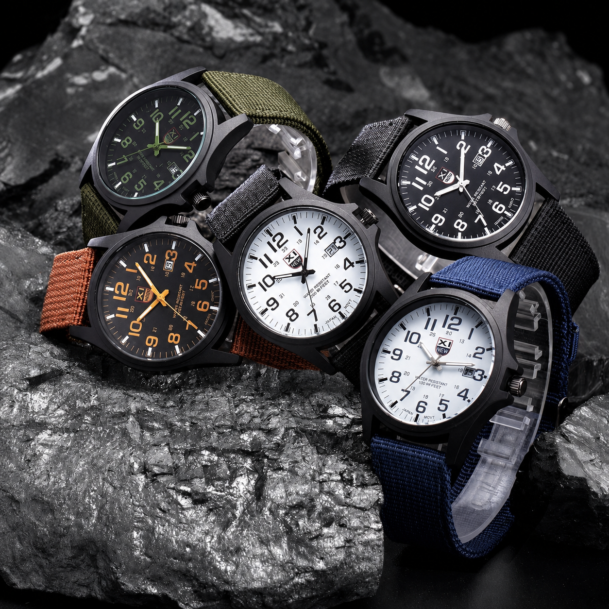 Montre Homme Tactique Résistante Style Militaire