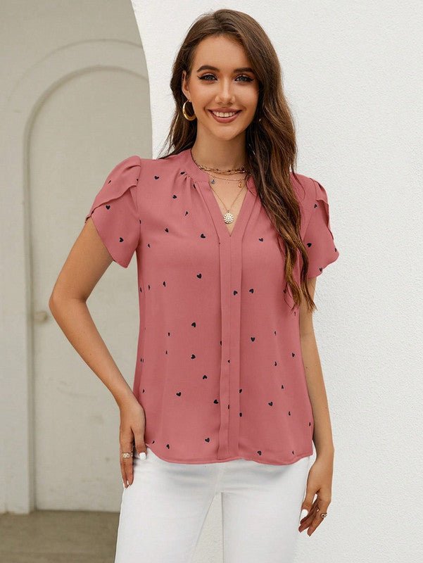 Blouse Coton Doux Floral Féminine