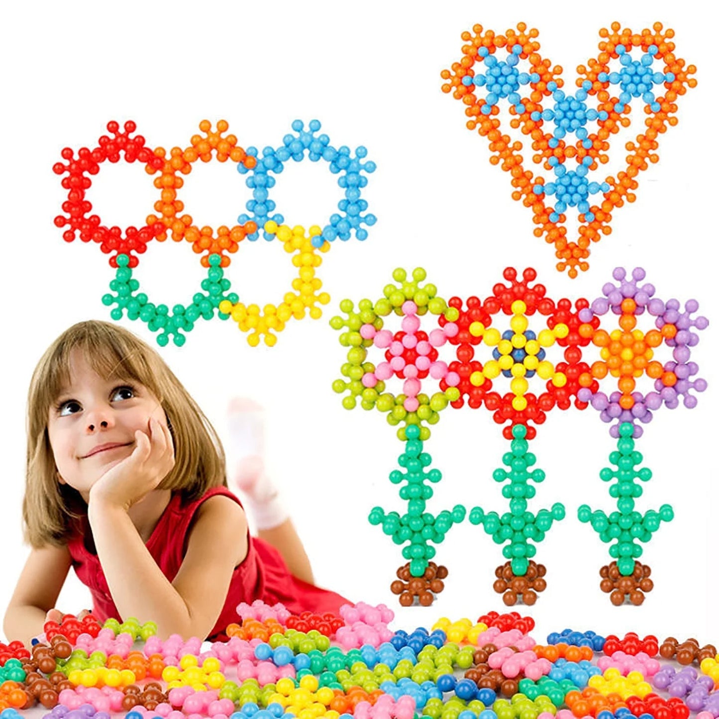 Blocs de Construction Jouet Éducatif pour Enfants Créatifs - BlxckFR