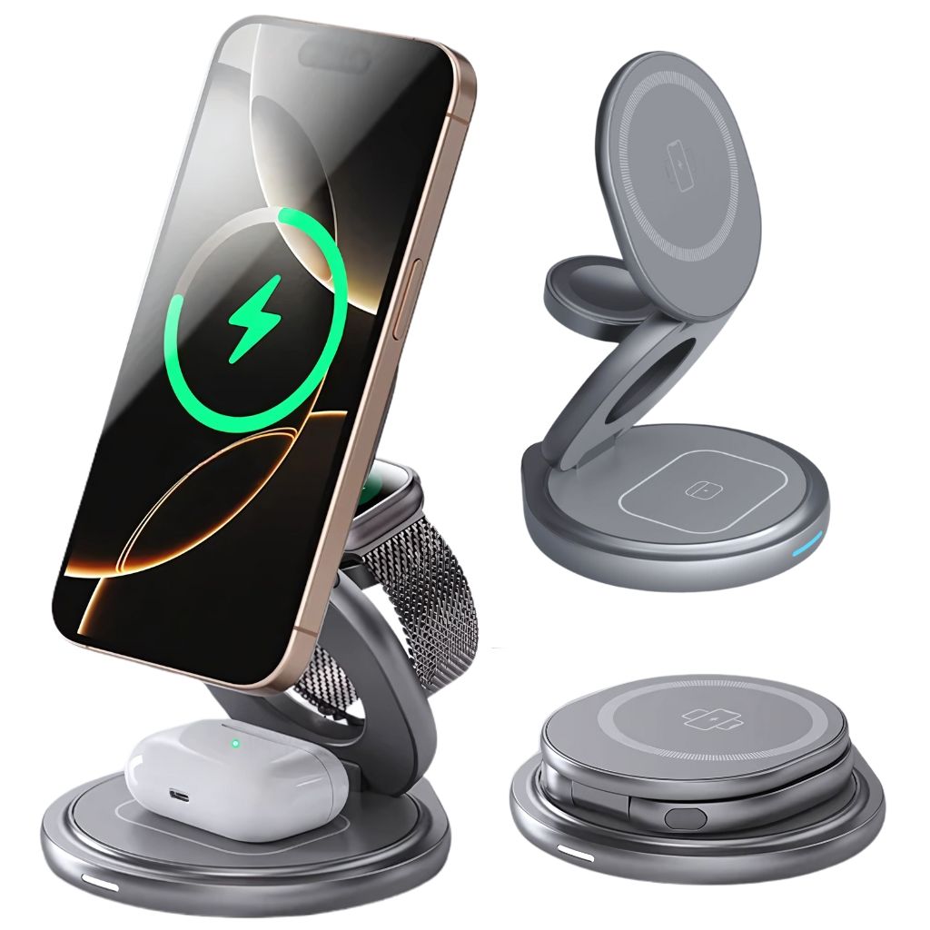 Support de Charge Sans Fil Pliable