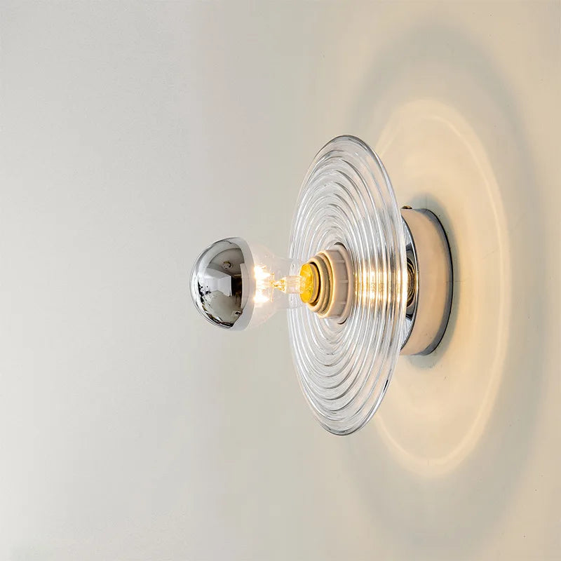 Lampe Murale Élégante en Verre – Style Rétro avec LED Moderne - Foivo