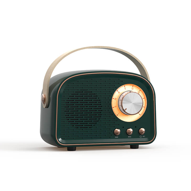 Enceinte Bluetooth Vintage Sans Fil Radio Portative