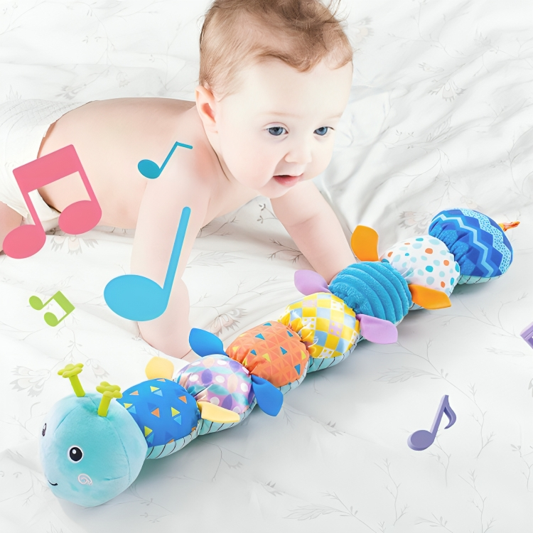 Jouet Chenille Musicale Doux pour Bébé