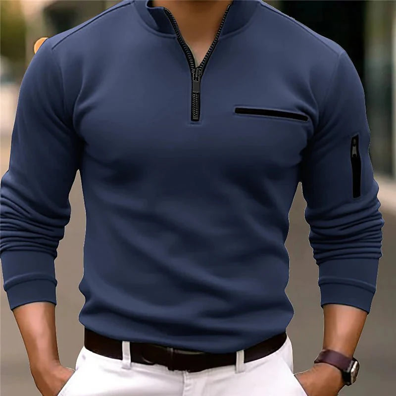 Polo Rayé Slim Fit Homme