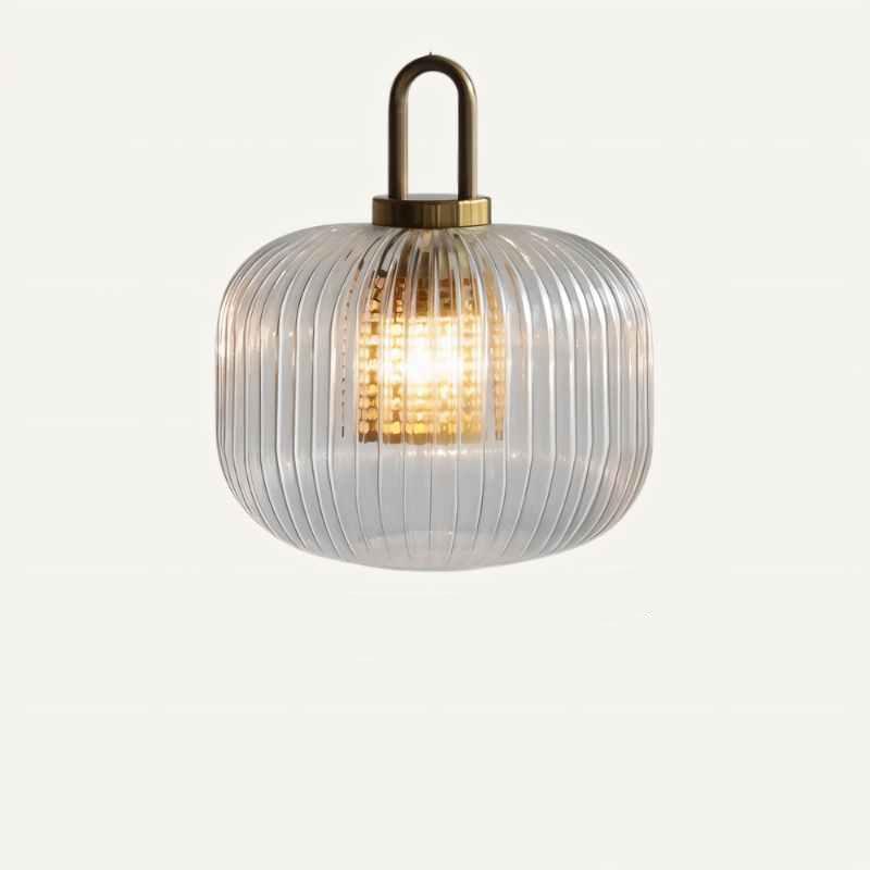 Lampe LED Élégante en Verre Dépoli