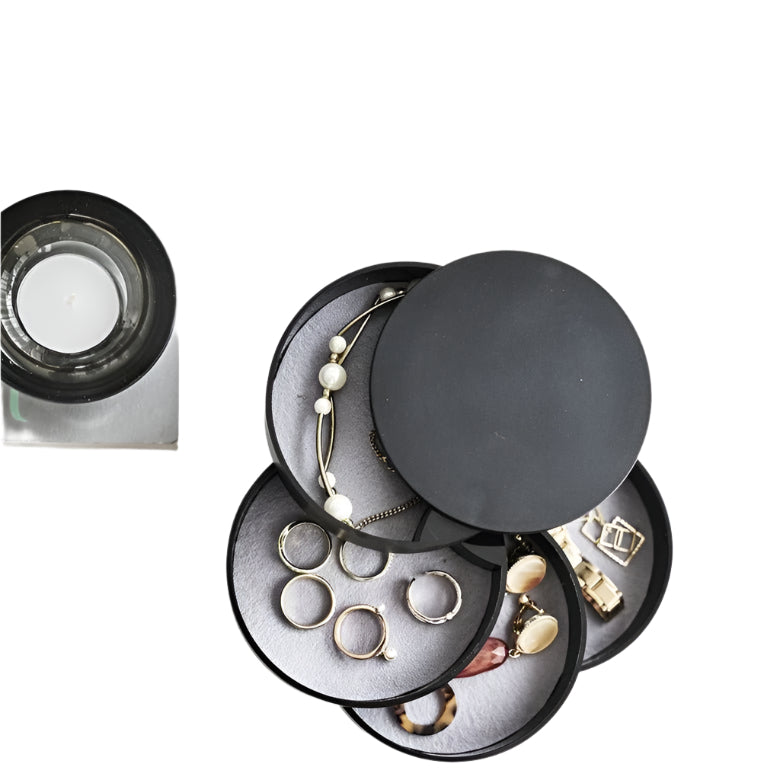 Coffret à bijoux Luxe - Rangement chic pour joaillerie