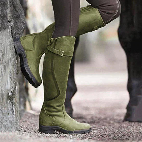 Bottes Cuir Étanches Casual Chic