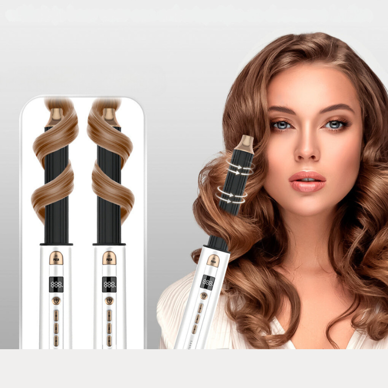 Sèche-cheveux Brosse Coulissant avec Accessoires Bouclage et Volume - BlxckFR