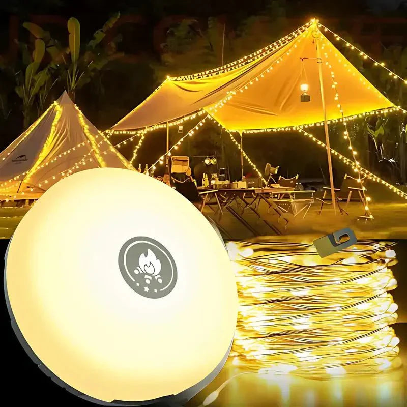 Guirlandes de Camping Étanches LED Extérieures - BlxckFR