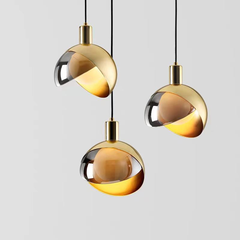 Luminaire Suspendu Verre Chic Élégant - Foivo