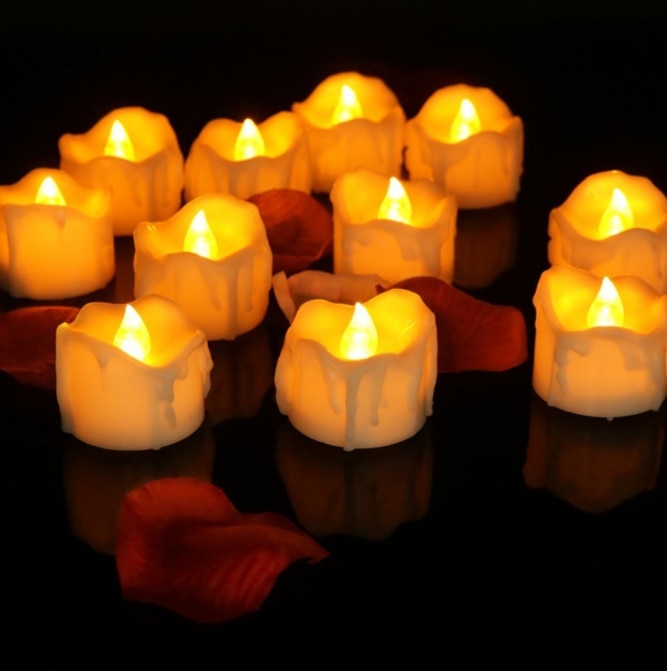 Bougies LED Chaleur Douce Lueur