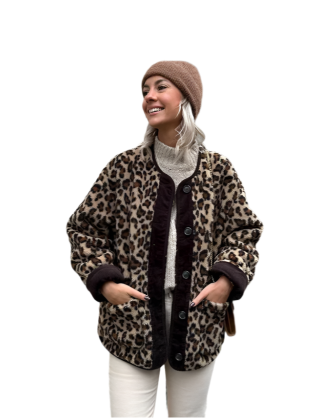 Veste polaire léopard tendance femme - BlxckFR