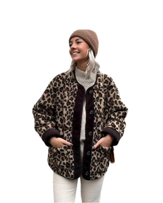 Veste polaire léopard tendance femme - BlxckFR