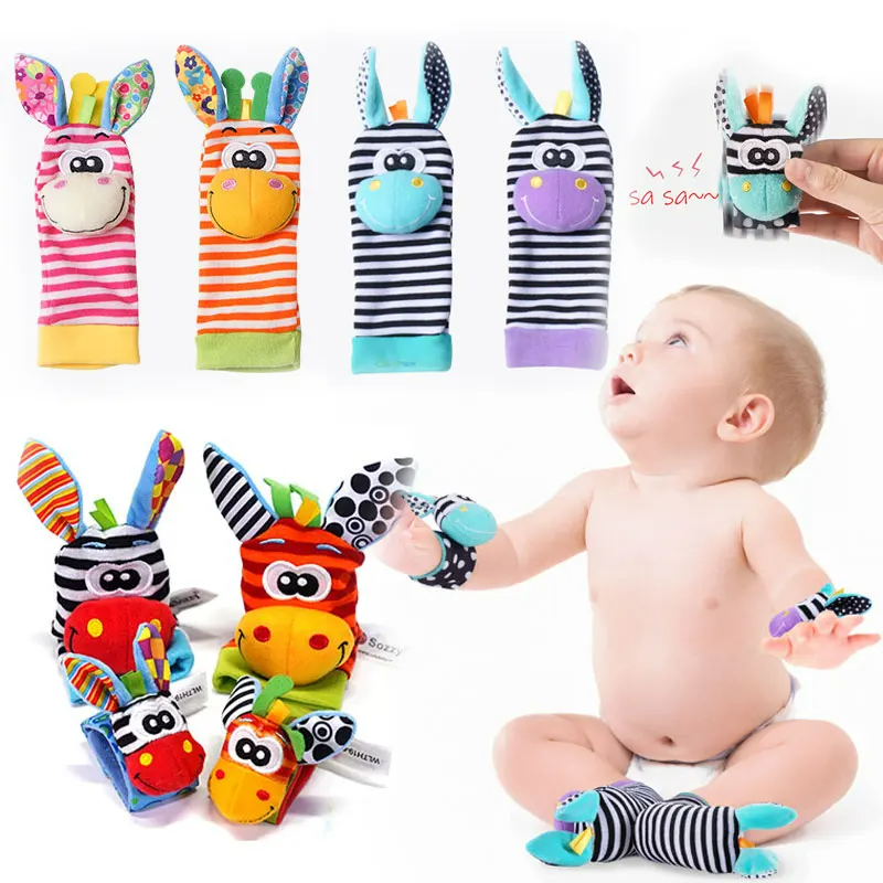 Jeu de Découverte Étoile - Rattle pour Bébé avec Chaussons - BlxckFR