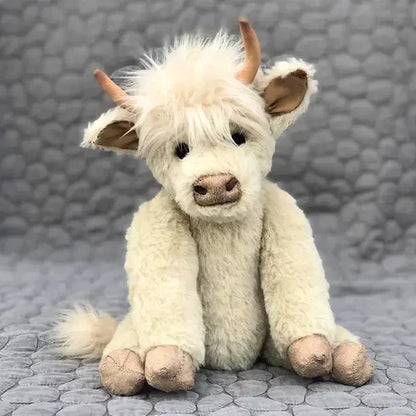 Décoration Vache Écossaise avec Guirlande Fleurie - BlxckFR