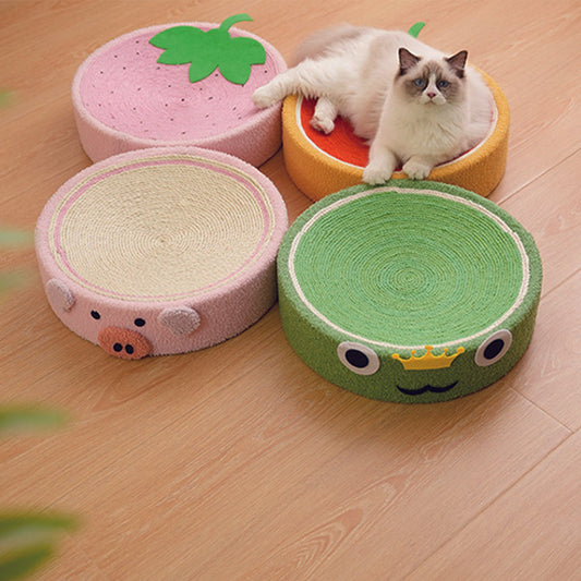 Lit de Grattage en Corde pour Chat - blxckfr