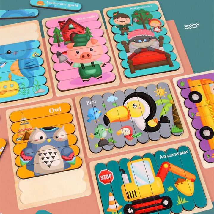 Jeu Éducatif 3D Animalier pour Enfants
