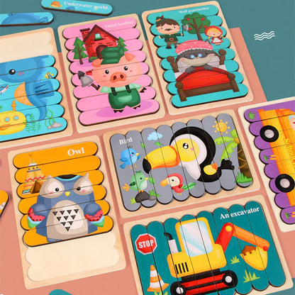 Jeu Éducatif 3D Animalier pour Enfants